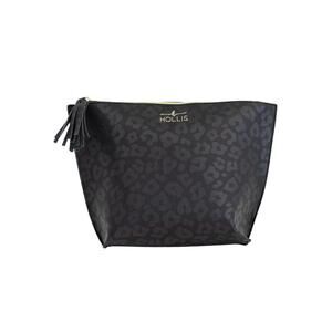 NEW HOLLIS women's leopard camilla bag in black